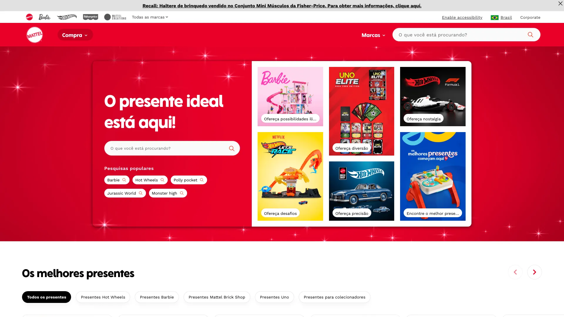 shop.mattel.com running on Tailwind CSS